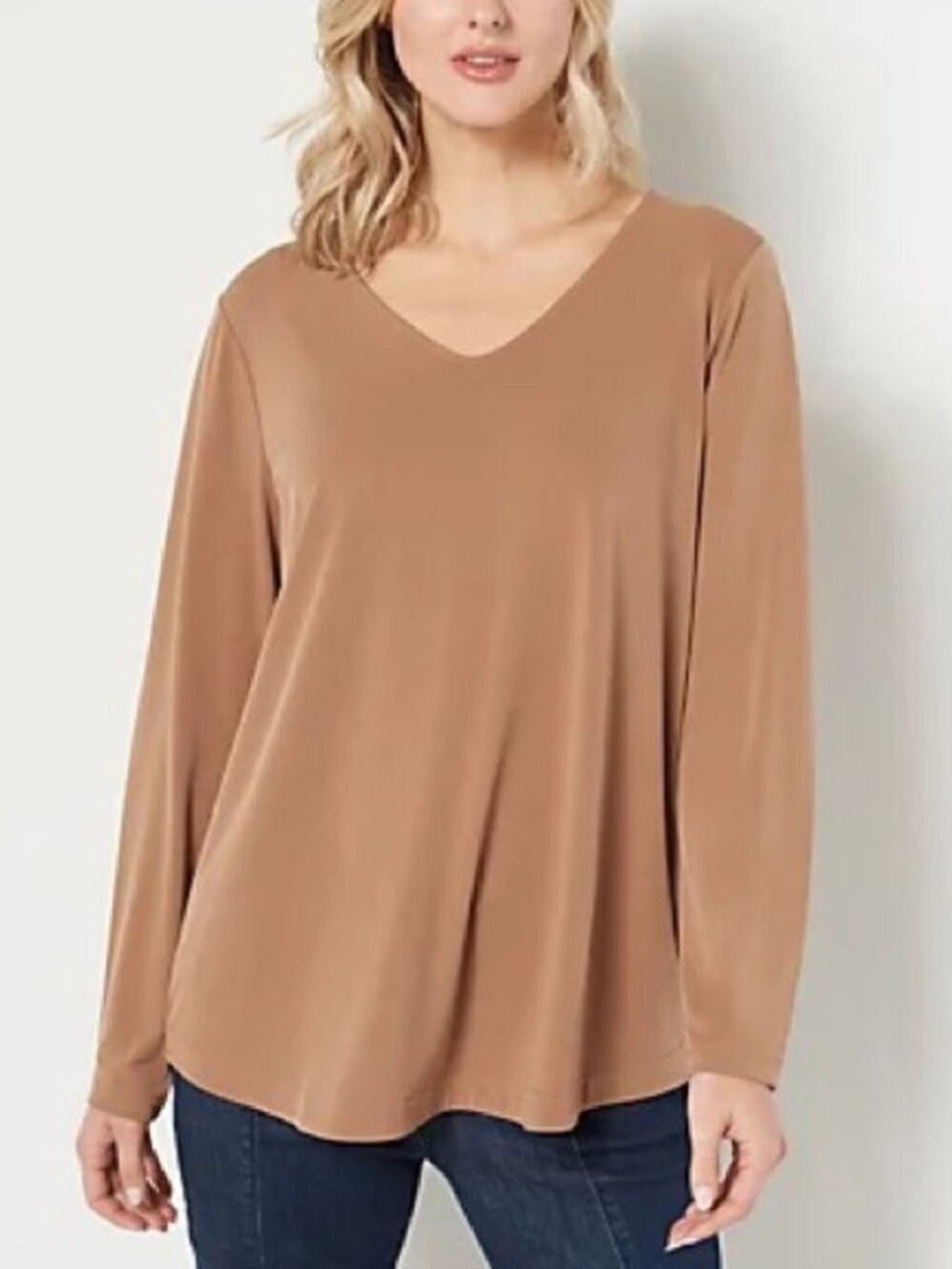 Susan Graver Modern Essentials Petite Liquid Knit Tunic